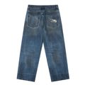 Vintage Wash Baggy Denim Jeans